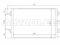 Volkswagen Passat 2000-2005 радиатор кондиционера РАДИАТОР КОНДИЦИОНЕРА для VW PASSAT, SDN+ESTATE...