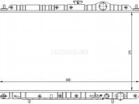 Mitsubishi Colt 1992-1996 РАДИАТОР ОХЛАЖДЕНИЯ РАДИАТОР ОХЛАЖДЕНИЯ для MITSUBISHI COLT (CAO) К...