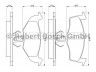Seat Arosa 1997-2004 ТОРМОЗНЫЕ КОЛОДКИ ТОРМОЗНЫЕ КОЛОДКИ для SEAT AROSA (6H) braking s...