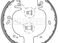 Ford Transit 1985-1994 БАРАБАННЫЕ КОЛОДКИ БАРАБАННЫЕ КОЛОДКИ для FORD TRANSIT (VE64) 1992...