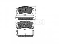 Nissan 100NX 1990-1994 ТОРМОЗНЫЕ КОЛОДКИ ТОРМОЗНЫЕ КОЛОДКИ для NISSAN 100 NX (B13) Место...