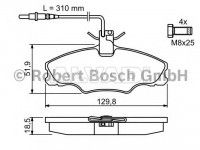 Peugeot 406 1995-2004 ТОРМОЗНЫЕ КОЛОДКИ ТОРМОЗНЫЕ КОЛОДКИ для PEUGEOT 406 SDN + ESTATE ...