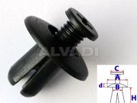 Hyundai Accent 2000-2005 КОЛЫШЕК КОЛЫШЕК для HYUNDAI ACCENT (LC) SDN//HB clamp t...