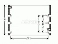 Toyota Land Cruiser 90 1995-2002 радиатор кондиционера РАДИАТОР КОНДИЦИОНЕРА для TOYOTA LAND CRUISER (...
