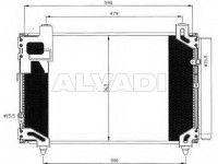Toyota Avensis (T25) 2003-2008 радиатор кондиционера РАДИАТОР КОНДИЦИОНЕРА для TOYOTA AVENSIS (T25) ...