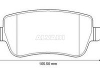 Fiat Croma (194) 2005-2011 ТОРМОЗНЫЕ КОЛОДКИ ТОРМОЗНЫЕ КОЛОДКИ для FIAT CROMA (194), 2023-01...