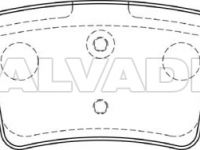 Citroen C4 Picasso 2006-2013 ТОРМОЗНЫЕ КОЛОДКИ ТОРМОЗНЫЕ КОЛОДКИ для CITROEN C4 PICASSO (UA/UD...