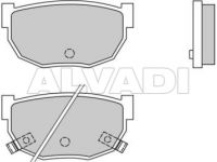 Kia Cerato 2004-2007 ТОРМОЗНЫЕ КОЛОДКИ ТОРМОЗНЫЕ КОЛОДКИ для KIA CERATO (FE), 2023-01-...