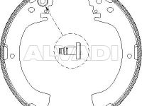 Mitsubishi L200 1986-1996 БАРАБАННЫЕ КОЛОДКИ БАРАБАННЫЕ КОЛОДКИ для MITSUBISHI L200 I Местоп...