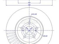 Toyota Avensis (T25) 2003-2008 ТОРМОЗНОЙ ДИСК ТОРМОЗНОЙ ДИСК для TOYOTA AVENSIS (T25) Тип тор...