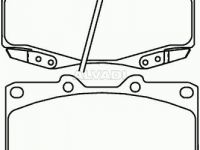 BMW 7 (E38) 1994-2001 ТОРМОЗНЫЕ КОЛОДКИ ТОРМОЗНЫЕ КОЛОДКИ для BMW 7 (E38) Wear Warning ...