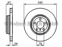 BMW 7 (E65 / E66 / E67 / E68) 2001-2008 ТОРМОЗНОЙ ДИСК ТОРМОЗНОЙ ДИСК для BMW 7 (E65/E66) Тип тормозно...