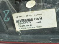Porsche Cayenne Задний фонарь (на люке), правый Запчасть код: 958945094
Тип кузова: Maastur
Доп...