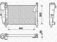 Fiat Fiorino 1988-2001 РАДИАТОР ОХЛАЖДЕНИЯ РАДИАТОР ОХЛАЖДЕНИЯ для FIAT FIORINO (146) Мощн...