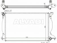 Audi A4 (B7) 2004-2008 РАДИАТОР ОХЛАЖДЕНИЯ РАДИАТОР ОХЛАЖДЕНИЯ для AUDI A4 (B7) Качество: PJ