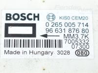 Peugeot 308 Датчик скорости (Yaw rate) Запчасть код: 454939 -> 9811627180
Тип кузова: ...